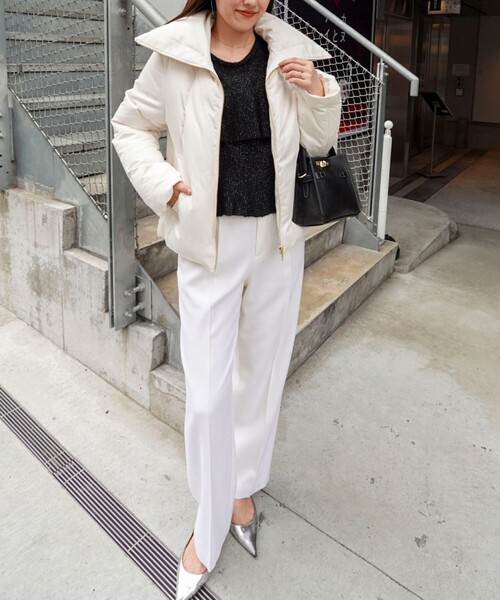 NOLLEY’S（ノーリーズ）の「ウォッシャブルロイヤルダウン（ダウンジャケット/コート・レディース・アイボリー/ブラック・36/38）」の17枚目の写真