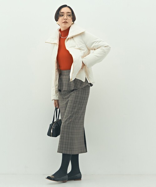 NOLLEY’S（ノーリーズ）の「ウォッシャブルロイヤルダウン（ダウンジャケット/コート・レディース・アイボリー/ブラック・36/38）」の20枚目の写真