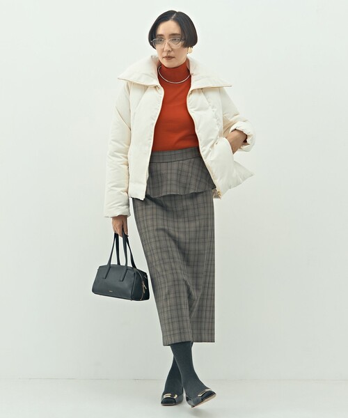 NOLLEY’S（ノーリーズ）の「ウォッシャブルロイヤルダウン（ダウンジャケット/コート・レディース・アイボリー/ブラック・36/38）」の21枚目の写真