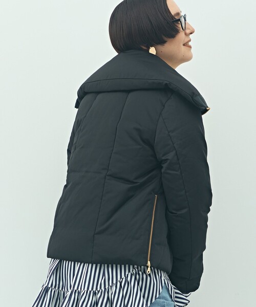 NOLLEY’S（ノーリーズ）の「ウォッシャブルロイヤルダウン（ダウンジャケット/コート・レディース・アイボリー/ブラック・36/38）」の3枚目の写真