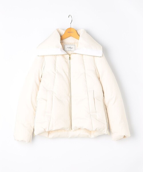 NOLLEY’S（ノーリーズ）の「ウォッシャブルロイヤルダウン（ダウンジャケット/コート・レディース・アイボリー/ブラック・36/38）」の5枚目の写真