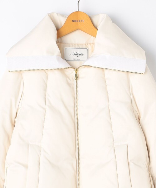 NOLLEY’S（ノーリーズ）の「ウォッシャブルロイヤルダウン（ダウンジャケット/コート・レディース・アイボリー/ブラック・36/38）」の7枚目の写真