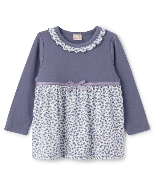 petit main（プティマイン）の「【フワもちっと】カットチュニック（チュニック・キッズ・ピンク/パープル系その他/クリーム/アイボリー/ライトピンク・130cm/80ｃｍ/90cm/110cm/100cm/120cm）」の3枚目の写真