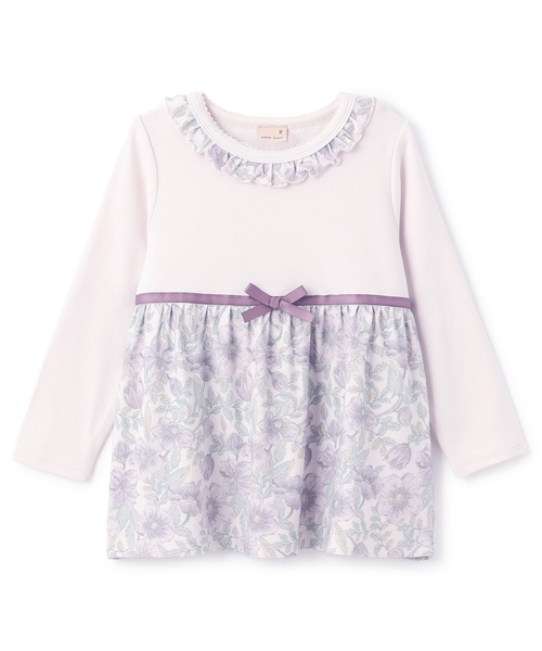 petit main（プティマイン）の「【フワもちっと】カットチュニック（チュニック・キッズ・ピンク/パープル系その他/クリーム/アイボリー/ライトピンク・130cm/80ｃｍ/90cm/110cm/100cm/120cm）」の4枚目の写真