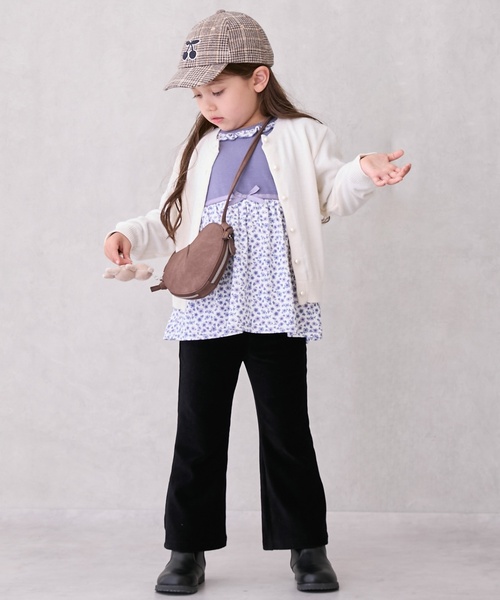 petit main（プティマイン）の「【フワもちっと】カットチュニック（チュニック・キッズ・ピンク/パープル系その他/クリーム/アイボリー/ライトピンク・130cm/80ｃｍ/90cm/110cm/100cm/120cm）」の7枚目の写真