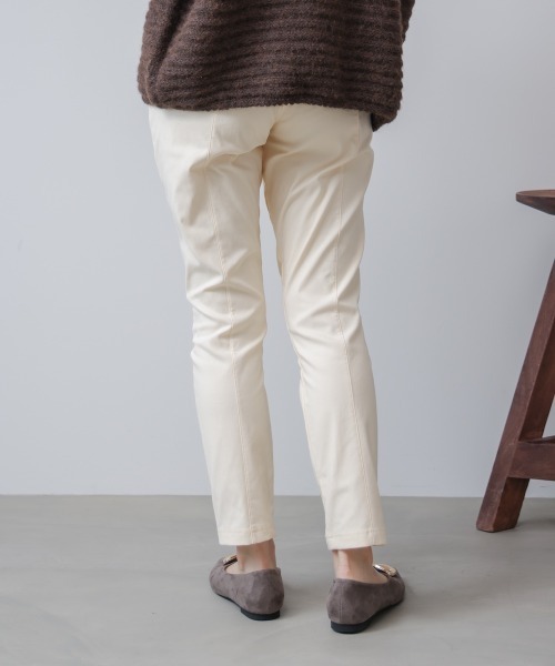 Bou Jeloud（ブージュルード）の「【36-42サイズ展開あり】裏起毛 HAKIYASE＋（その他パンツ・レディース・マスタード/インディゴブルー/ブラック/オフホワイト/チャコールグレー・38/36/40/42）」の11枚目の写真