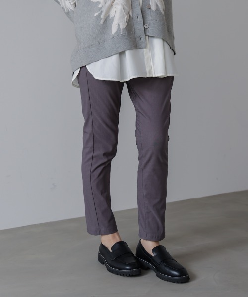 Bou Jeloud（ブージュルード）の「【36-42サイズ展開あり】裏起毛 HAKIYASE＋（その他パンツ・レディース・マスタード/インディゴブルー/ブラック/オフホワイト/チャコールグレー・38/36/40/42）」の18枚目の写真