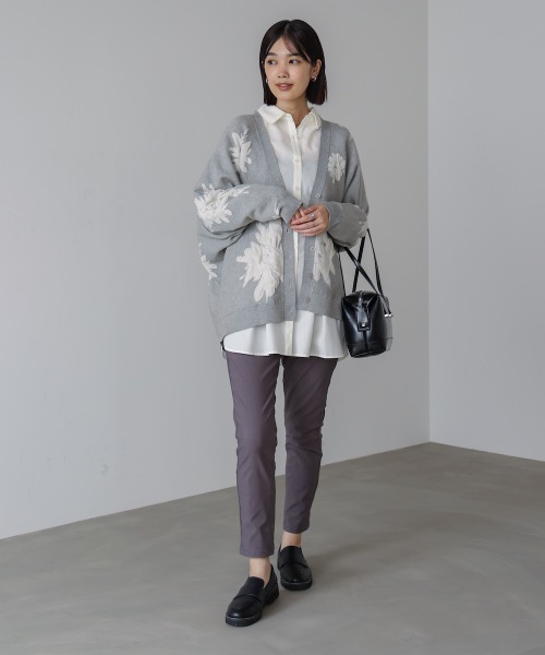 Bou Jeloud（ブージュルード）の「【36-42サイズ展開あり】裏起毛 HAKIYASE＋（その他パンツ・レディース・マスタード/インディゴブルー/ブラック/オフホワイト/チャコールグレー・38/36/40/42）」の20枚目の写真