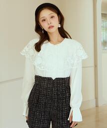 AND COUTURE | レースカラーブラウス(シャツ/ブラウス)