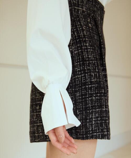 AND COUTURE(アンドクチュール)の「レースカラーブラウス(シャツ/ブラウス・レディース・オフホワイト/ピンク/ネイビー・FREE)」の15枚目の写真