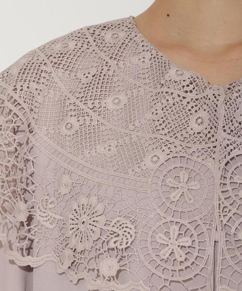 AND COUTURE(アンドクチュール)の「レースカラーブラウス(シャツ/ブラウス・レディース・オフホワイト/ピンク/ネイビー・FREE)」の18枚目の写真