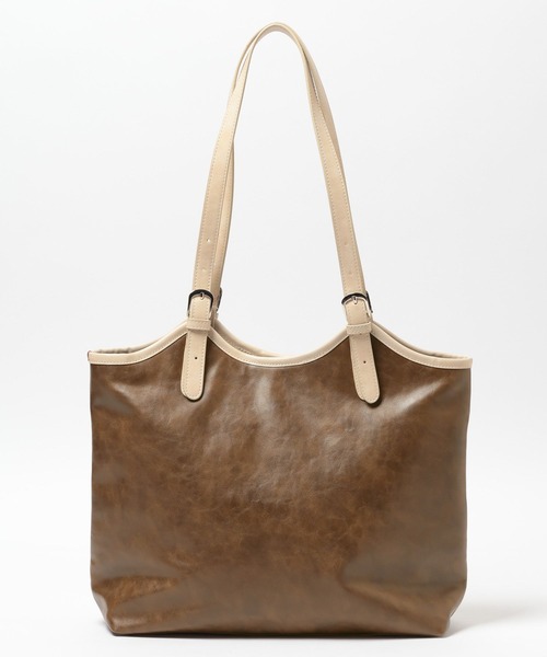 LOWRYS FARM（ローリーズファーム）の「２ＳＥＴベルトトートＢＡＧ　607119（トートバッグ・レディース・ブラウン/ブラック・FREE）」の4枚目の写真