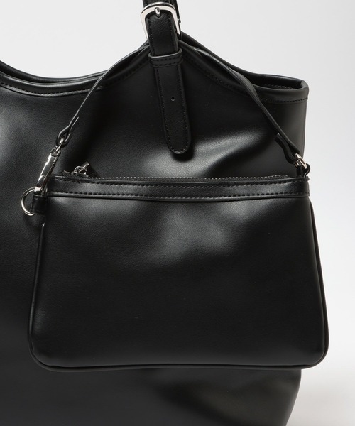 LOWRYS FARM（ローリーズファーム）の「２ＳＥＴベルトトートＢＡＧ　607119（トートバッグ・レディース・ブラウン/ブラック・FREE）」の17枚目の写真