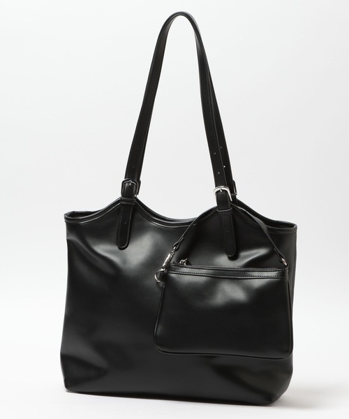 LOWRYS FARM（ローリーズファーム）の「２ＳＥＴベルトトートＢＡＧ　607119（トートバッグ・レディース・ブラウン/ブラック・FREE）」の22枚目の写真