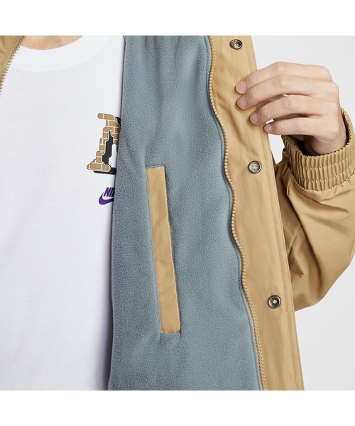 NIKE（ナイキ）の「ナイキ NIKE ナイキ クラブ フューチュラ ジャケット（ナイロンジャケット・メンズ・ベージュ/ネイビー/ブラック・S/M/L/LL/3L）」の7枚目の写真