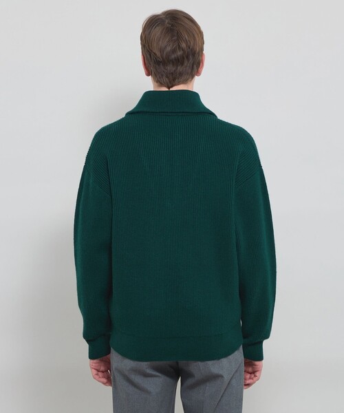 MACKINTOSH LONDON（マッキントッシュ ロンドン）の「7G両畔ハーフジップニット（ニット/セーター・メンズ・グレー系その他/ブラック/グリーン系その他3・M/L/XL）」の9枚目の写真