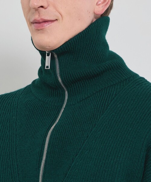 MACKINTOSH LONDON（マッキントッシュ ロンドン）の「7G両畔ハーフジップニット（ニット/セーター・メンズ・グレー系その他/ブラック/グリーン系その他3・M/L/XL）」の10枚目の写真