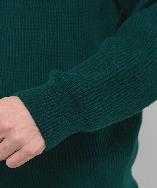 MACKINTOSH LONDON（マッキントッシュ ロンドン）の「7G両畔ハーフジップニット（ニット/セーター・メンズ・グレー系その他/ブラック/グリーン系その他3・M/L/XL）」の11枚目の写真