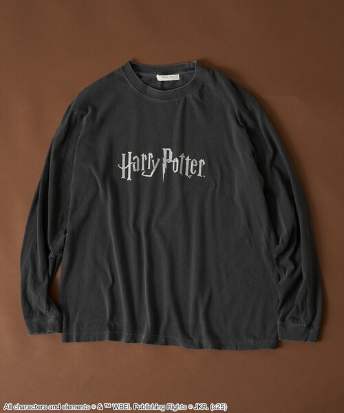 FREAK'S STORE(フリークスストア)の「『Harry Potter』 ロゴロンT(Tシャツ/カットソー・レディース・ブラウン/チャコールグレー・X-LARGE/フリ-)」の3枚目の写真