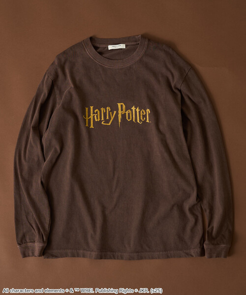 FREAK'S STORE(フリークスストア)の「『Harry Potter』 ロゴロンT(Tシャツ/カットソー・レディース・ブラウン/チャコールグレー・X-LARGE/フリ-)」の5枚目の写真