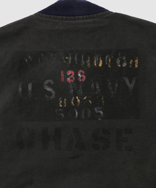 BOW WOW(バウワウ)の「USN DECK ZIP JACKET AGED(ブルゾン・メンズ・ネイビー系・L)」の9枚目の写真