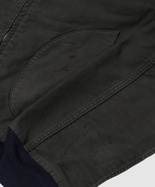 BOW WOW(バウワウ)の「USN DECK ZIP JACKET AGED(ブルゾン・メンズ・ネイビー系・L)」の8枚目の写真