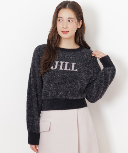 ◇ ラメロゴジャガードニット（ニット/セーター）｜JILL by JILL