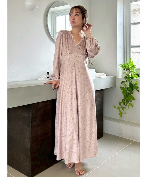 シルキーフリースワンピース（ルームウェア/パジャマ）｜SNIDEL HOME