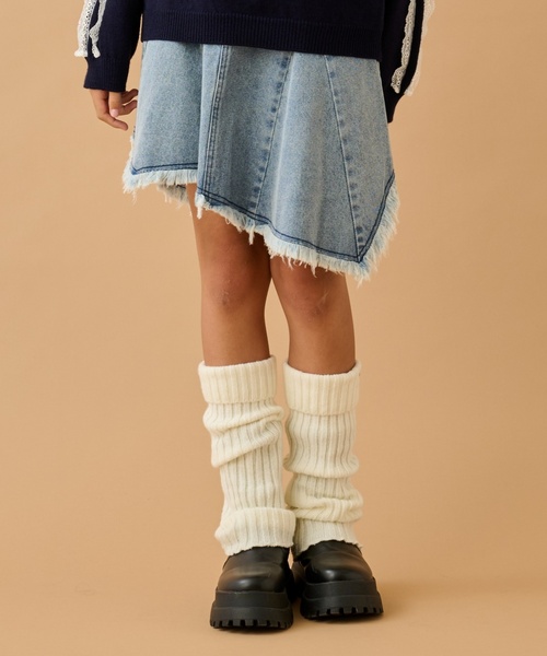 by LOVEiT(バイラビット)の「ヘムポイントヴィンテージスカート(スカート・キッズ・ブラック/ネイビー・140cm/150cm/130cm/120cm/160cm)」の1枚目の写真