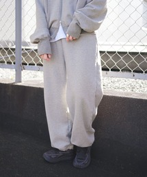 SOLAMONAT（ソラモナ）の「ふわりと裏毛 ワイドパンツ（その他パンツ）」