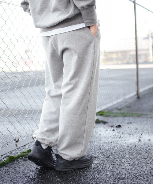 SOLAMONAT(ソラモナ)の「ふわりと裏毛 ワイドパンツ(その他パンツ・レディース・杢グレー/ストーン・M/L)」の3枚目の写真