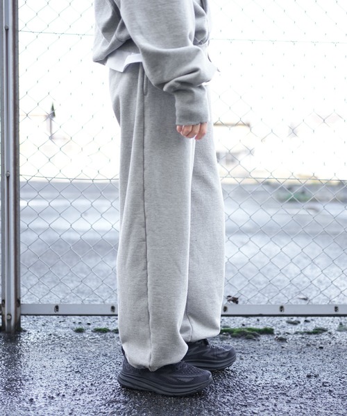 SOLAMONAT(ソラモナ)の「ふわりと裏毛 ワイドパンツ(その他パンツ・レディース・杢グレー/ストーン・M/L)」の14枚目の写真