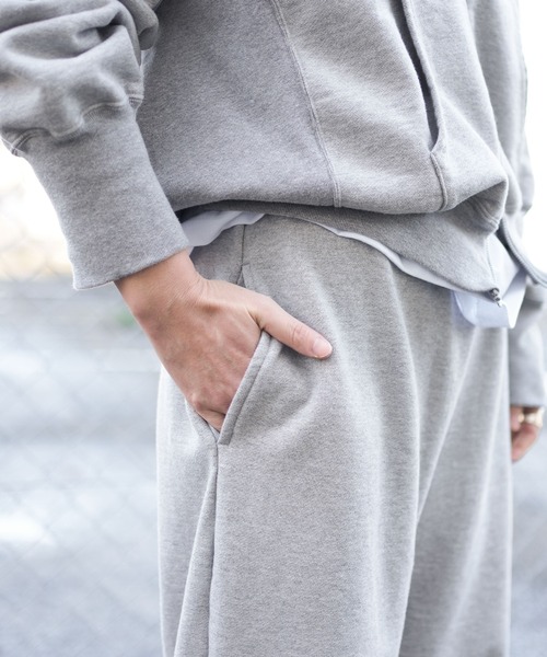 SOLAMONAT(ソラモナ)の「ふわりと裏毛 ワイドパンツ(その他パンツ・レディース・杢グレー/ストーン・M/L)」の16枚目の写真