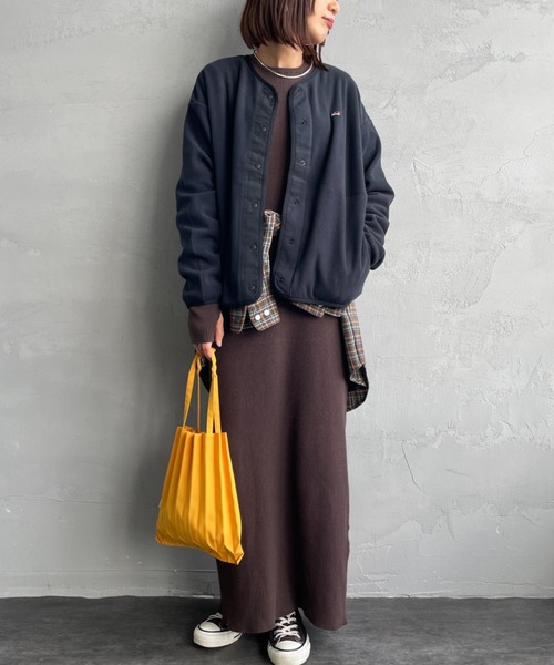 NANGA（ナンガ）の「[NANGA/ナンガ] エアウォーム フリースカーディガン（その他アウター・レディース・ブラック/アイボリー・WM）」の19枚目の写真