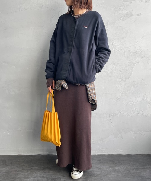 NANGA（ナンガ）の「[NANGA/ナンガ] エアウォーム フリースカーディガン（その他アウター・レディース・ブラック/アイボリー・WM）」の5枚目の写真