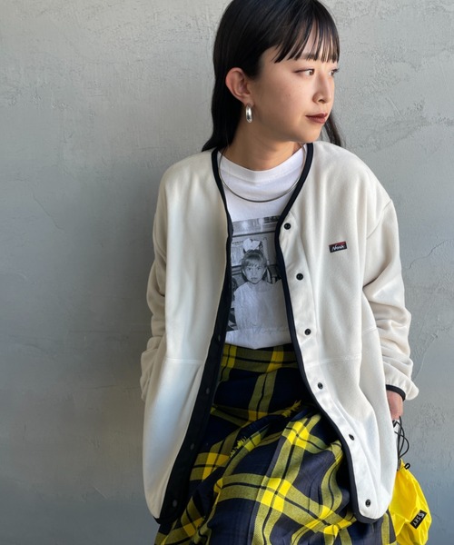 NANGA（ナンガ）の「[NANGA/ナンガ] エアウォーム フリースカーディガン（その他アウター・レディース・ブラック/アイボリー・WM）」の20枚目の写真