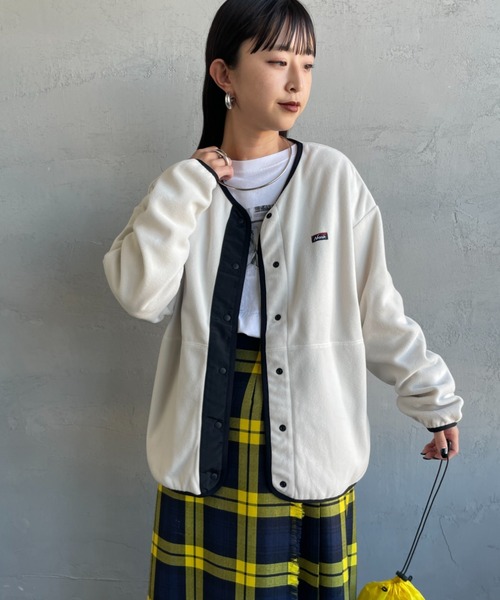 NANGA（ナンガ）の「[NANGA/ナンガ] エアウォーム フリースカーディガン（その他アウター・レディース・ブラック/アイボリー・WM）」の21枚目の写真