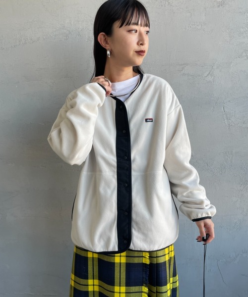 NANGA（ナンガ）の「[NANGA/ナンガ] エアウォーム フリースカーディガン（その他アウター・レディース・ブラック/アイボリー・WM）」の22枚目の写真