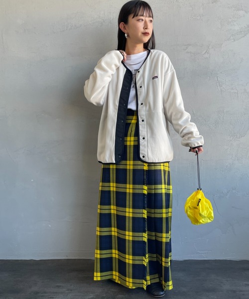 NANGA（ナンガ）の「[NANGA/ナンガ] エアウォーム フリースカーディガン（その他アウター・レディース・ブラック/アイボリー・WM）」の18枚目の写真