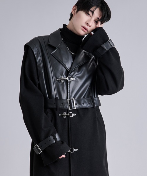 ファイヤーフックキリカエロングコート/UNISEX（トレンチコート