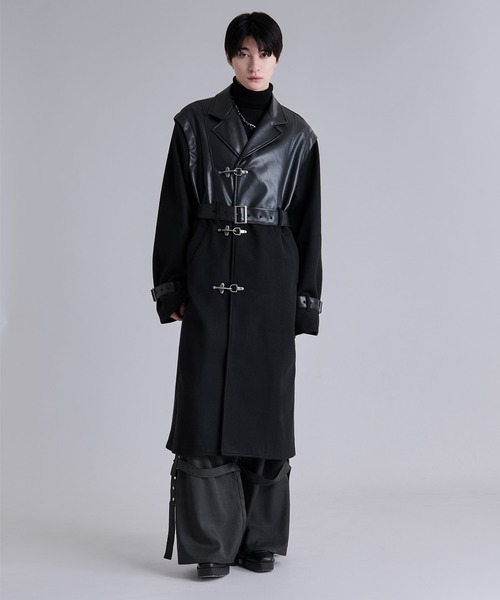 ファイヤーフックキリカエロングコート/UNISEX（トレンチコート