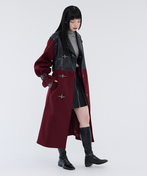 セール】ファイヤーフックキリカエロングコート/UNISEX（トレンチ