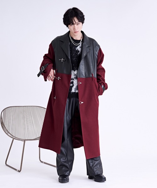 セール】ファイヤーフックキリカエロングコート/UNISEX（トレンチ