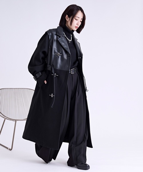 セール】ファイヤーフックキリカエロングコート/UNISEX（トレンチ