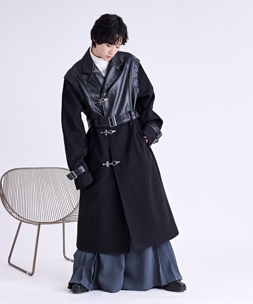 ファイヤーフックキリカエロングコート/UNISEX（トレンチコート