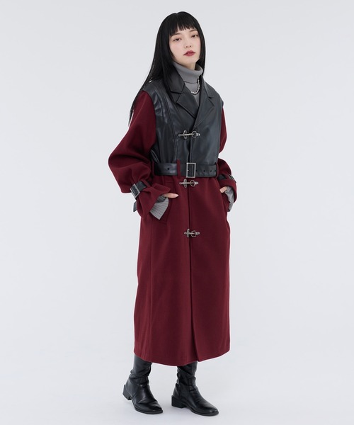 セール】ファイヤーフックキリカエロングコート/UNISEX（トレンチ