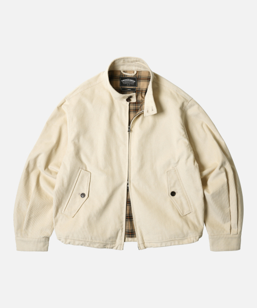 FRIZMWORKS(フリズムワークス)の「CORDUROY BUDDY HARRINGTON JACKET _ CREAM(その他アウター・メンズ・その他・SMALL/MEDIUM/LARGE/X-LARGE)」の1枚目の写真