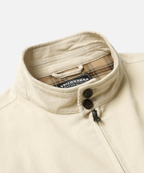 FRIZMWORKS(フリズムワークス)の「CORDUROY BUDDY HARRINGTON JACKET _ CREAM(その他アウター・メンズ・その他・SMALL/MEDIUM/LARGE/X-LARGE)」の4枚目の写真