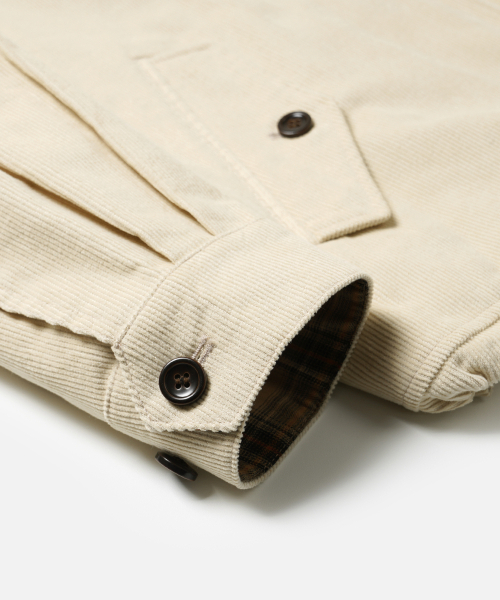 FRIZMWORKS(フリズムワークス)の「CORDUROY BUDDY HARRINGTON JACKET _ CREAM(その他アウター・メンズ・その他・SMALL/MEDIUM/LARGE/X-LARGE)」の8枚目の写真