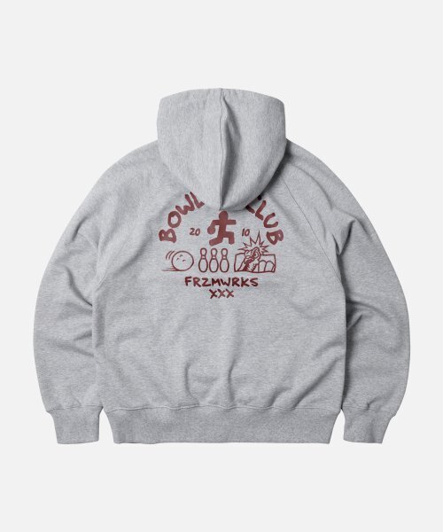 FRIZMWORKS(フリズムワークス)の「XXX BOWLING CLUB HOODY _ GRAY(パーカー・メンズ・その他・MEDIUM/LARGE/X-LARGE)」の2枚目の写真